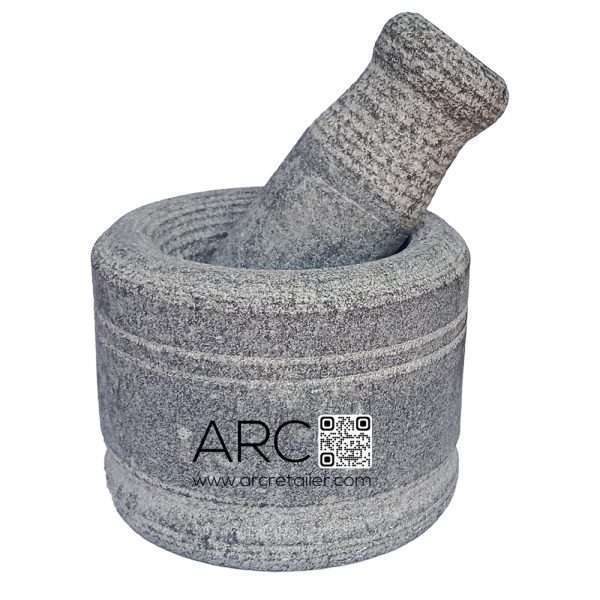 Traditional Stone Mortar and Pestle