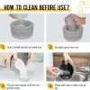 Natural Stone Mortar and Pestle Set (4” Inch Dia) - Image 4