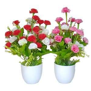 Artificial Flower with Vase