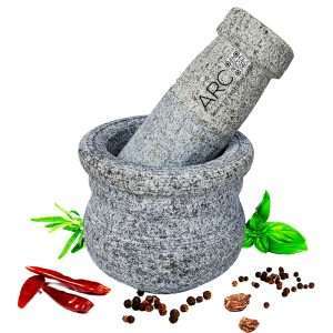 Indian Rare Pot Shaped Mortar and Pestle