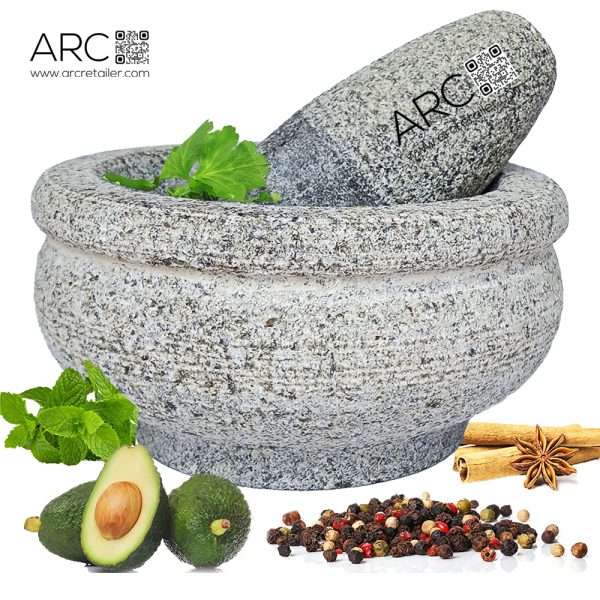 Unique Shaped Mortar and Pestle