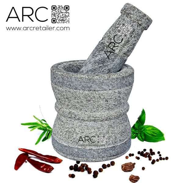 Stone Mortar and Pestle Set