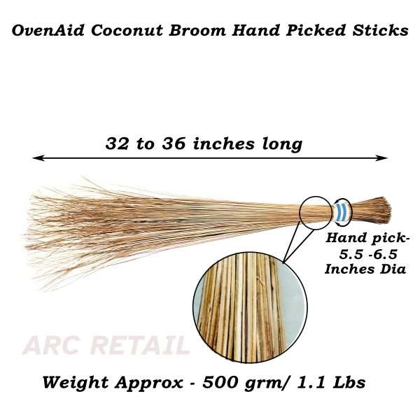 OvenAid Coconut Ekel Broom Stick Teela, Nariyal Jhadu