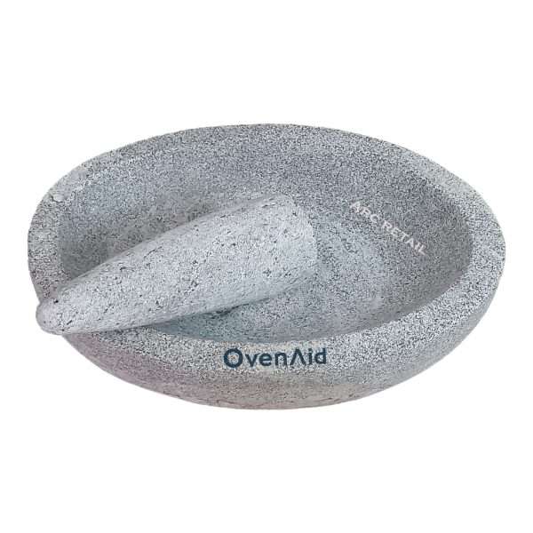 OvenAid Premium Natural Stone Kalvam (12x8") – Ayurvedic Spice Grinder & Mortar Pestle | ArcRetailer - Image 2