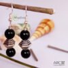 New German Silver Black Ball Dangler Earrings – 100% Handcrafted, Elegant & Lightweight Jewelry for Women & Girls | Madlva – ARC Retail - Image 5
