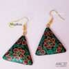 New Madlva Handmade Mosaic Triangle Dangler Earrings – 100% Handcrafted, Stylish & Lightweight Jewelry for Women & Girls | ARC Retail - Image 4