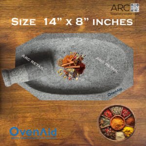 kalvam stone mortar and pestle set for kitchen