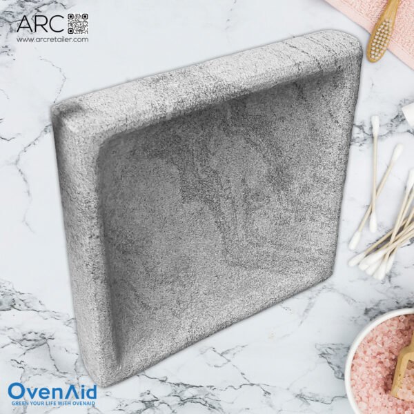 Premium Natural Stone Soap Holder – Handcrafted 9x9x2 inches Eco-Friendly- 100% Natural Stone. - Image 5