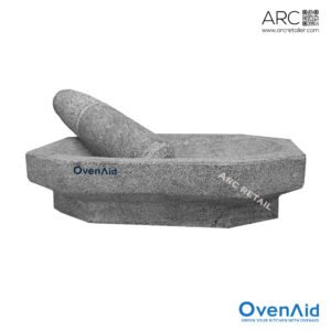 Stone Mortar and Pestle 10x6 Inch OvenAid by Arcretail