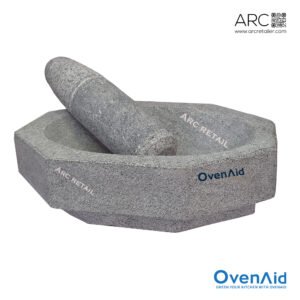Stone Mortar and Pestle 10x8 Inch OvenAid Arcretail